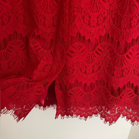 Preston & York Red Lace Sheath Dress size 8 MSRP $109 - Picture 8 of 8